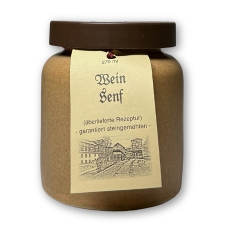 Kleinhettstedt Wein-Senf 270ml