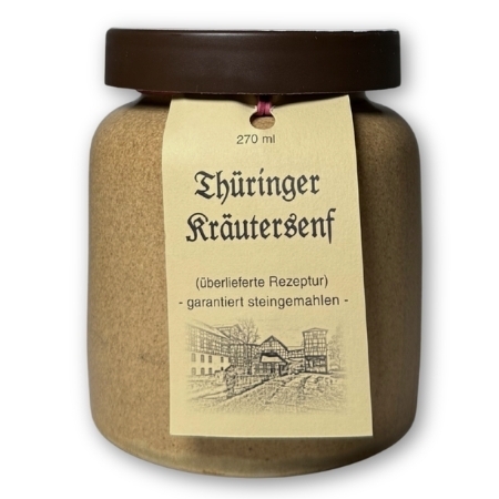Kleinhettstedt Thür. Kräuter-Senf 270 ml