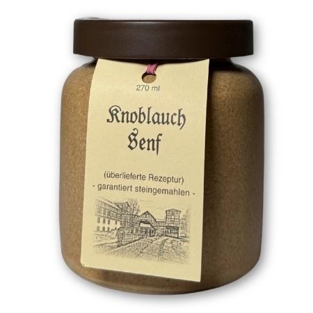 Kleinhettstedt Knoblauch-Senf 270ml