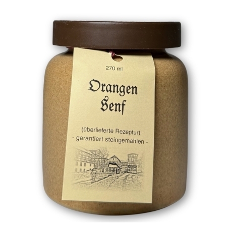 Kleinhettstedt Orangen-Senf 270ml